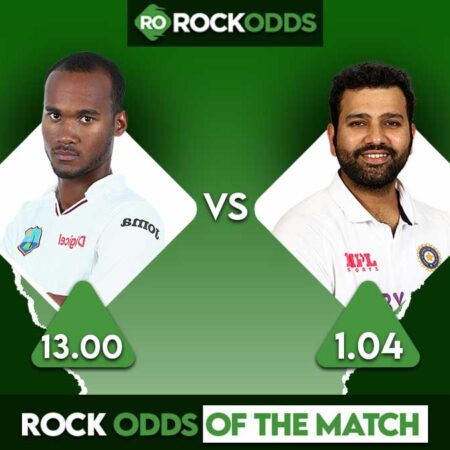 WI vs IND 2nd Test Match Betting Tips and Match Prediction